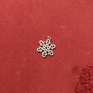 Silver James Avery Dutch Snowflake Large Charm Or Small Pendant